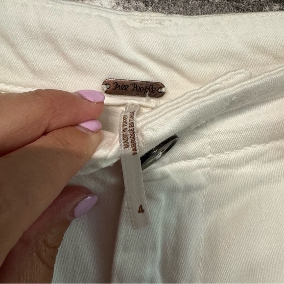 Free People x REVOLVE Abby Chino white Pants - Picture 5 of 11